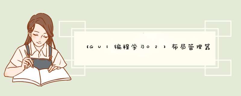 【GUI编程学习02】布局管理器,第1张