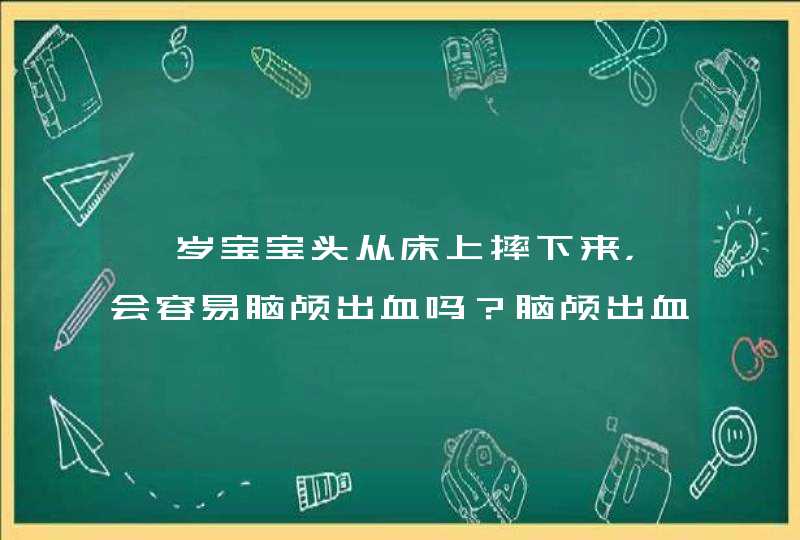 一岁宝宝头从床上摔下来，会容易脑颅出血吗？脑颅出血是啥反应个表现？,第1张