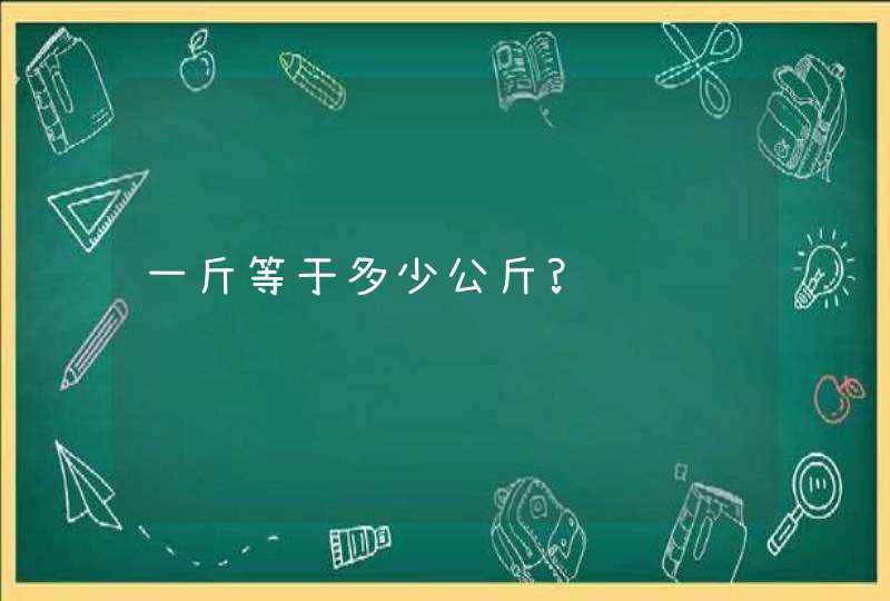 一斤等于多少公斤?,第1张