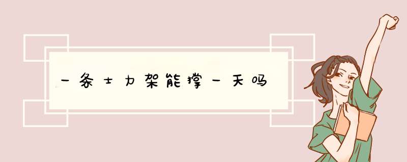 一条士力架能撑一天吗,第1张
