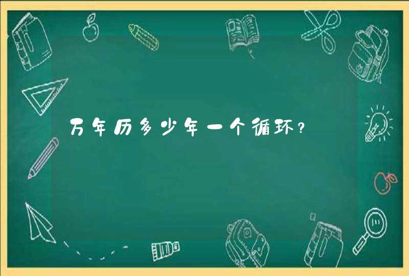 万年历多少年一个循环？,第1张