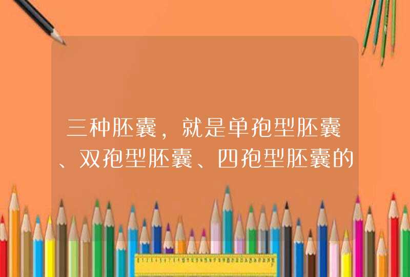 三种胚囊,就是单孢型胚囊、双孢型胚囊、四孢型胚囊的形成过程,第1张