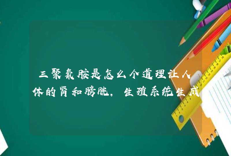 三聚氰胺是怎么个道理让人体的肾和膀胱，生殖系统生成结石的？,第1张