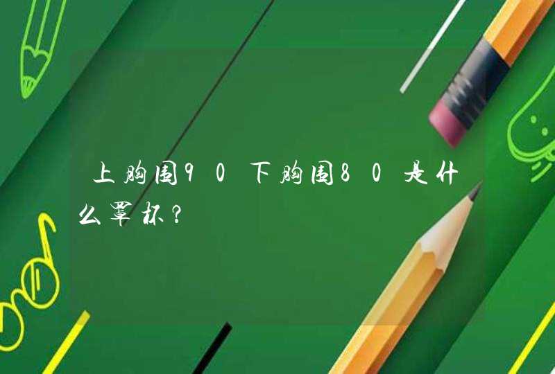 上胸围90下胸围80是什么罩杯？,第1张