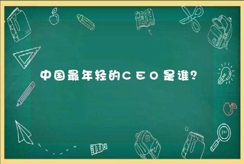 中国最年轻的CEO是谁？,第1张