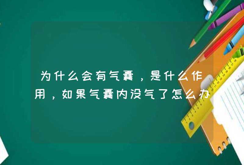 为什么会有气囊，是什么作用，如果气囊内没气了怎么办,第1张