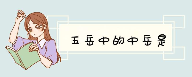 五岳中的中岳是,第1张