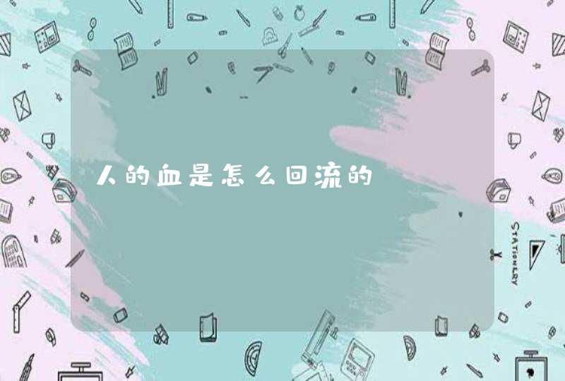 人的血是怎么回流的,第1张