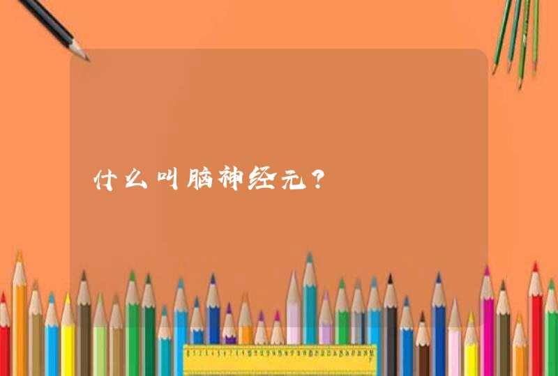 什么叫脑神经元？,第1张