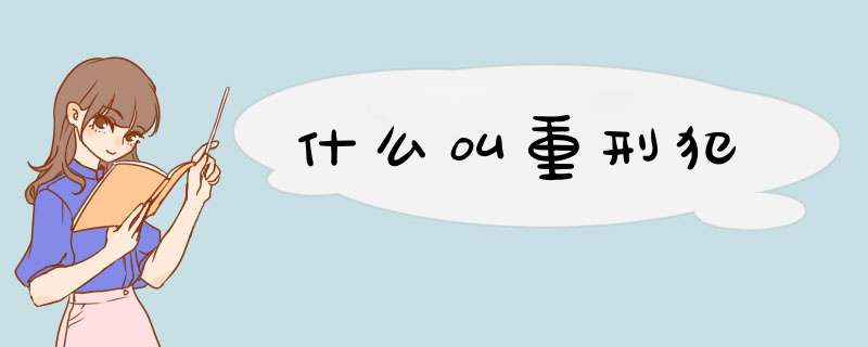 什么叫重刑犯,第1张