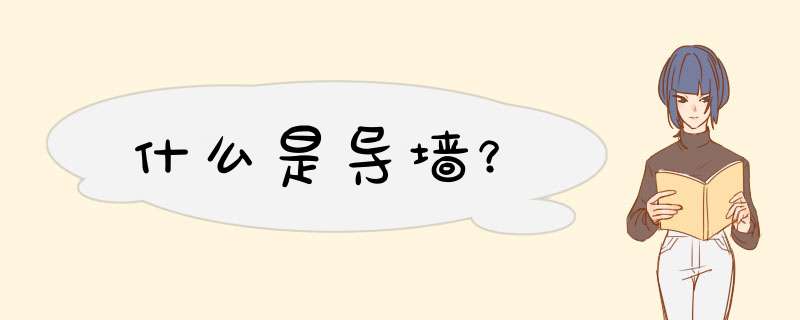 什么是导墙？,第1张