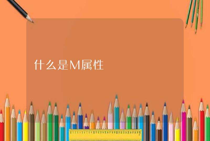 什么是M属性,第1张