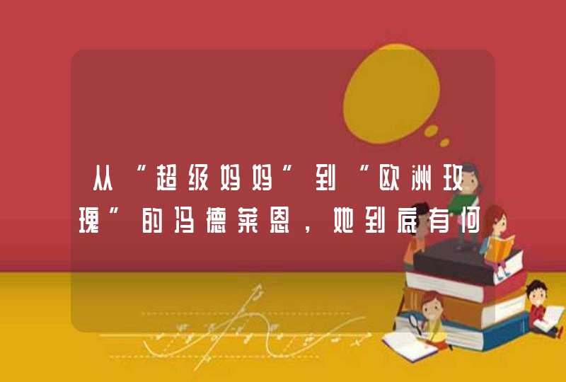 从“超级妈妈”到“欧洲玫瑰”的冯德莱恩，她到底有何背景？,第1张