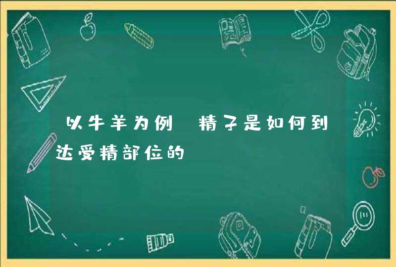 以牛羊为例,精子是如何到达受精部位的？,第1张