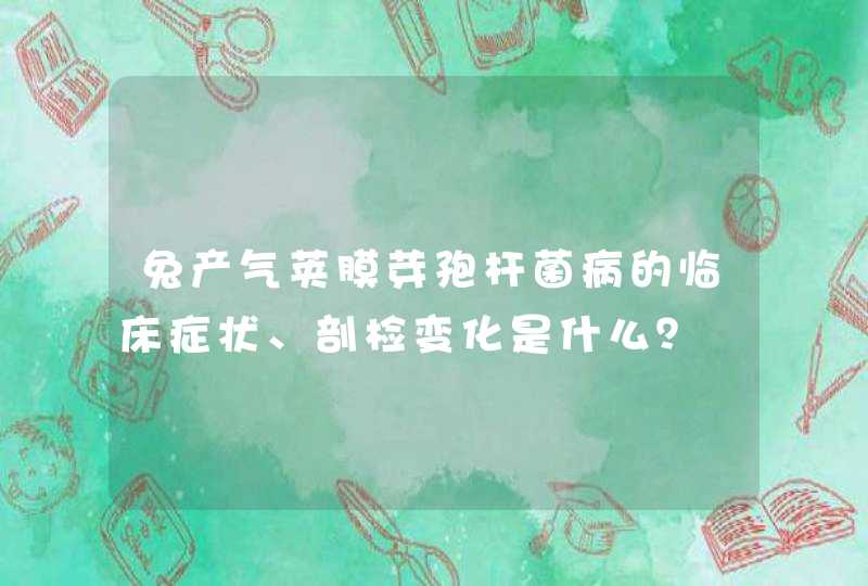 兔产气荚膜芽孢杆菌病的临床症状、剖检变化是什么？,第1张