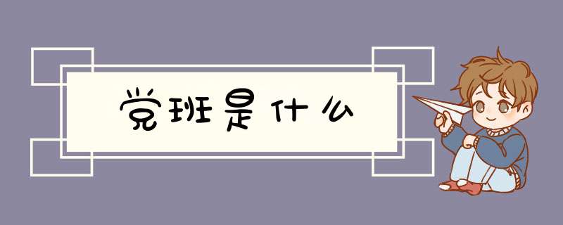 党班是什么,第1张