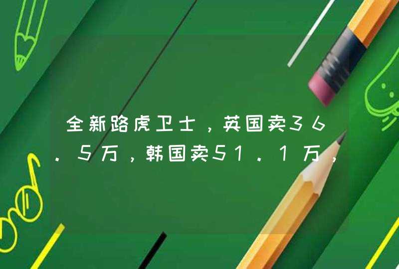 全新路虎卫士，英国卖36.5万，韩国卖51.1万，中国预售80万？,第1张