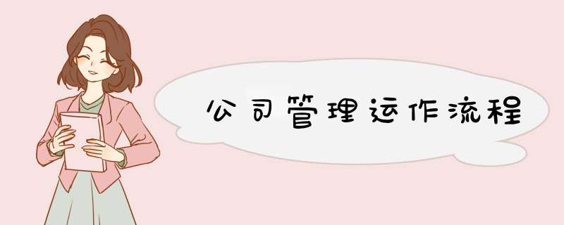 公司管理运作流程,第1张