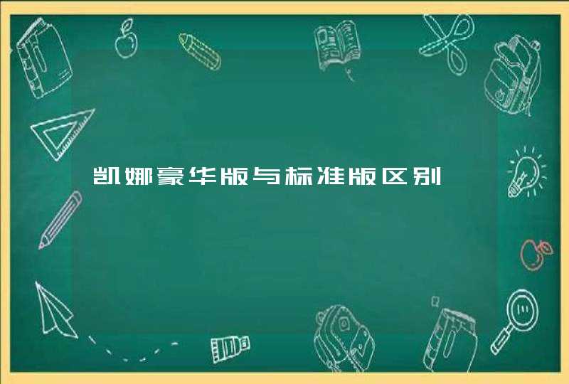 凯娜豪华版与标准版区别,第1张