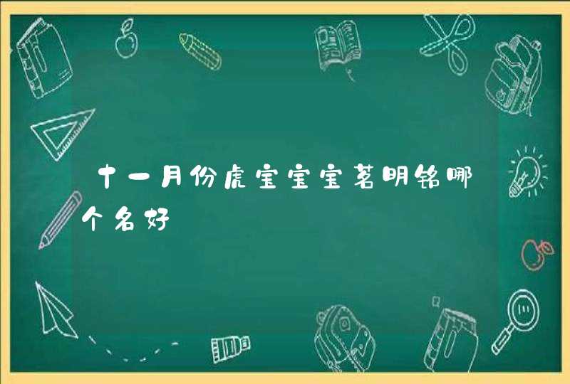 十一月份虎宝宝宝茗明铭哪个名好,第1张