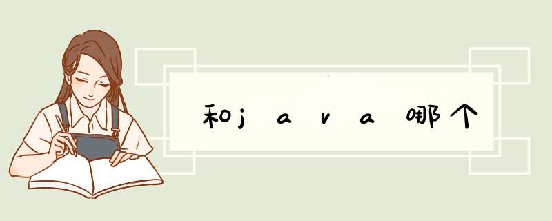 和java哪个,第1张