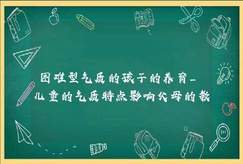 困难型气质的孩子的养育_儿童的气质特点影响父母的教养方式,第1张