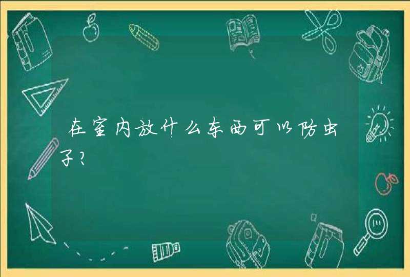 在室内放什么东西可以防虫子？,第1张