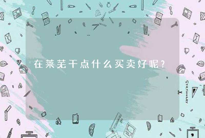 在莱芜干点什么买卖好呢？,第1张