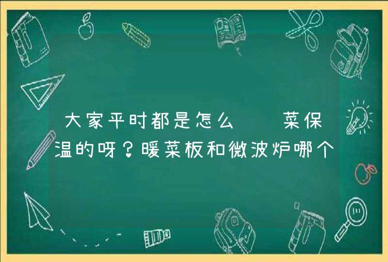 大家平时都是怎么给饭菜保温的呀？暖菜板和微波炉哪个更实用？,第1张