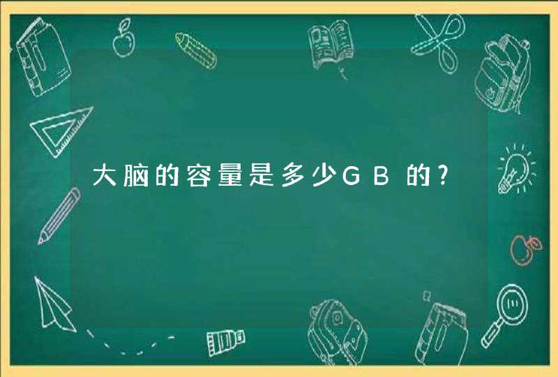 大脑的容量是多少GB的？,第1张