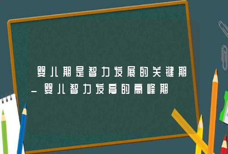 婴儿期是智力发展的关键期_婴儿智力发育的高峰期,第1张