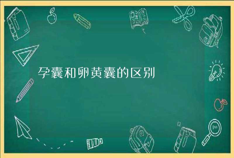 孕囊和卵黄囊的区别,第1张