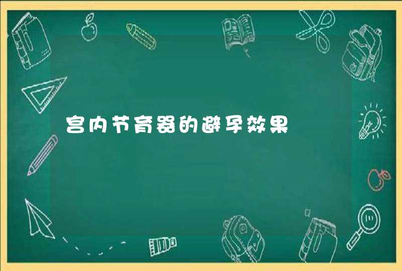 宫内节育器的避孕效果,第1张