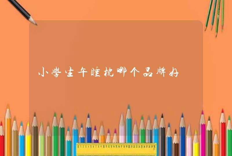 小学生午睡枕哪个品牌好,第1张