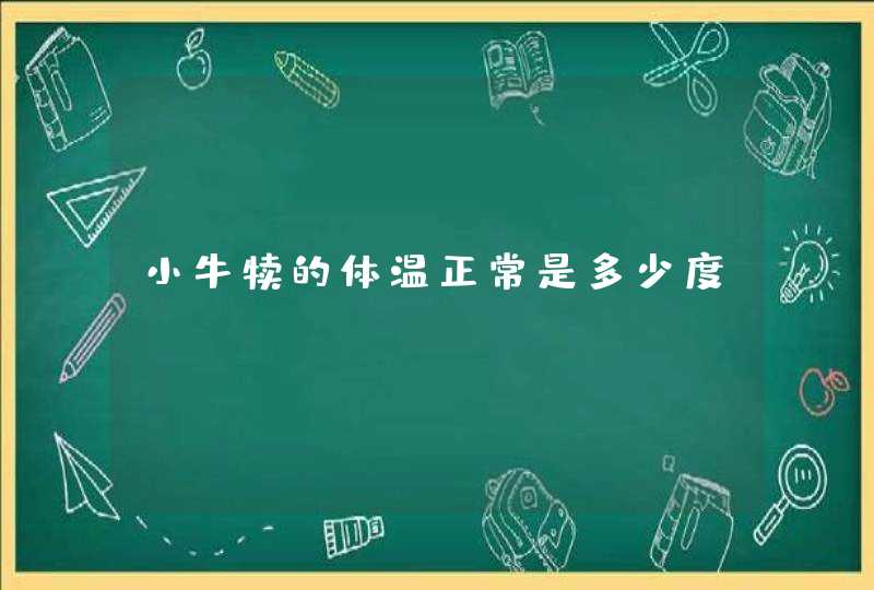 小牛犊的体温正常是多少度,第1张