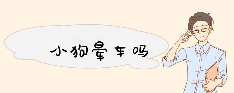 小狗晕车吗,第1张