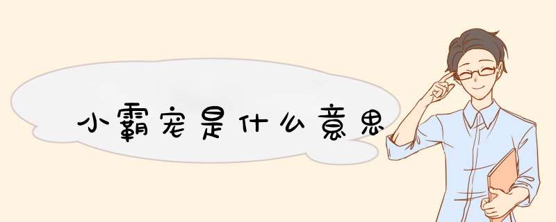 小霸宠是什么意思,第1张