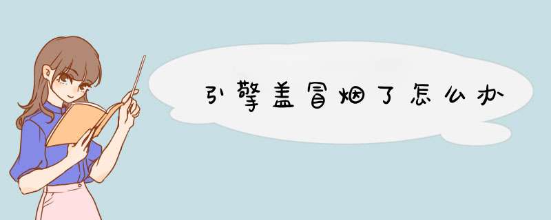 引擎盖冒烟了怎么办,第1张