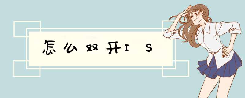 怎么双开IS,第1张