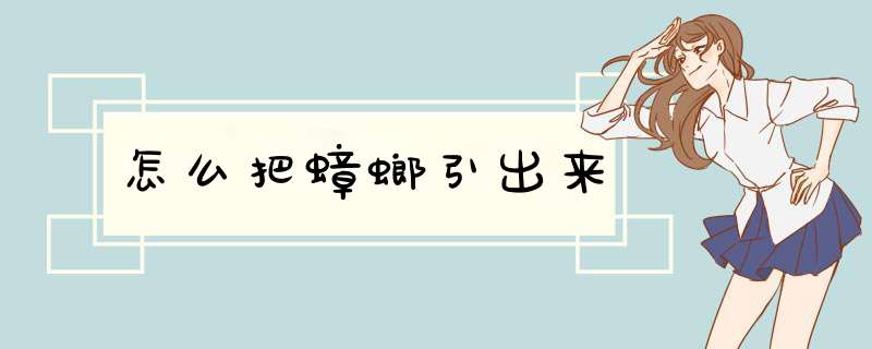 怎么把蟑螂引出来,第1张