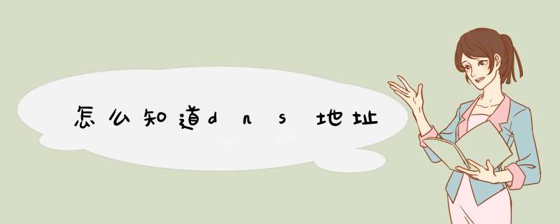 怎么知道dns地址,第1张
