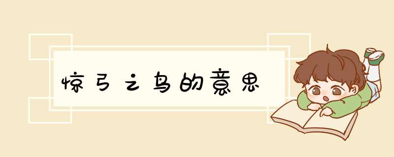 惊弓之鸟的意思,第1张