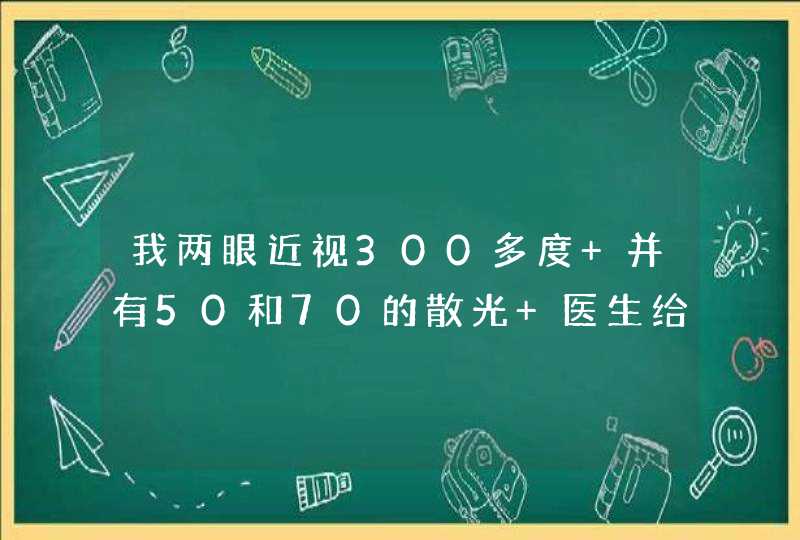 我两眼近视300多度 并有50和70的散光 医生给我开了消旋山莨菪碱滴眼液和夏天无滴眼液,第1张