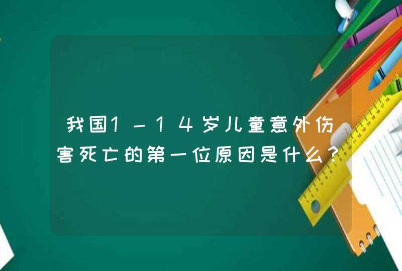 我国1-14岁儿童意外伤害死亡的第一位原因是什么？,第1张