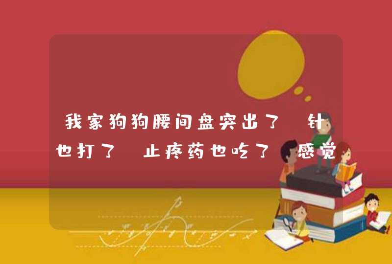 我家狗狗腰间盘突出了，针也打了，止疼药也吃了，感觉它还是不舒服，还有什么药可以辅助么？求答案,第1张