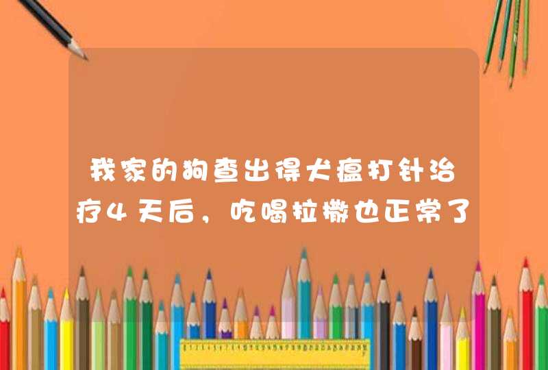 我家的狗查出得犬瘟打针治疗4天后，吃喝拉撒也正常了，一直都不怎么咳嗽，接下来该怎么用药呢？,第1张