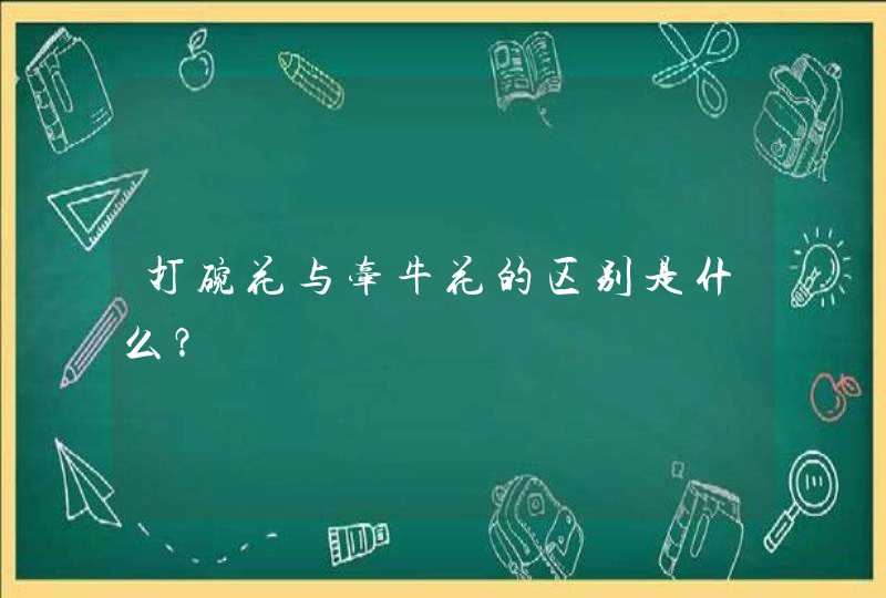 打碗花与牵牛花的区别是什么？,第1张