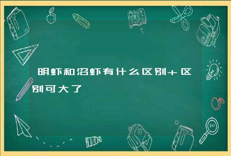 明虾和沼虾有什么区别 区别可大了,第1张