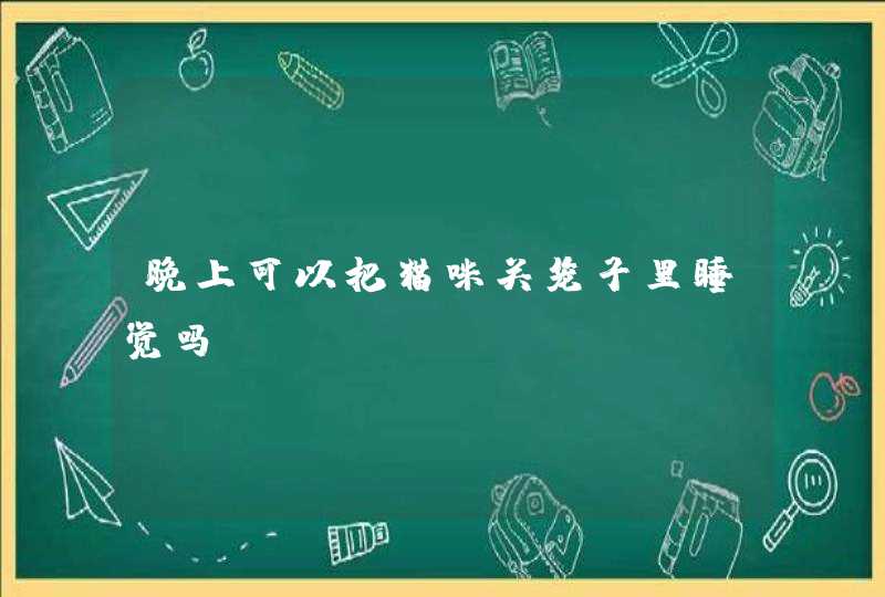 晚上可以把猫咪关笼子里睡觉吗,第1张