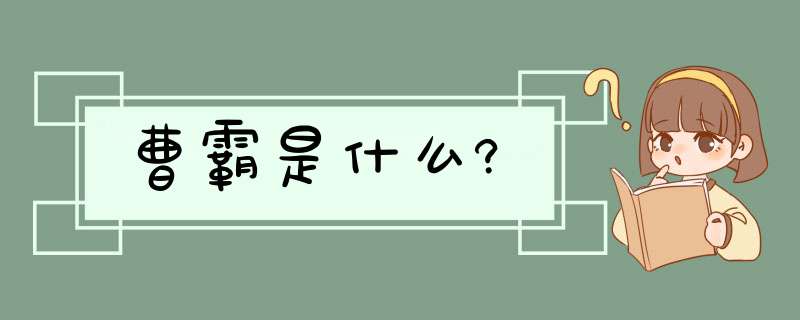 曹霸是什么?,第1张